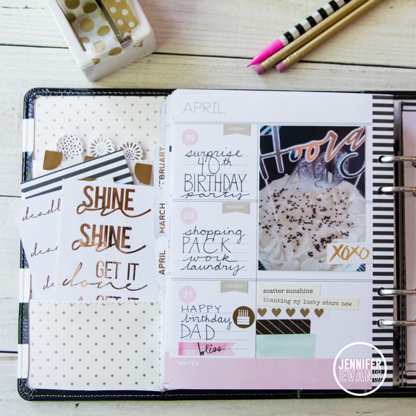 Take a look at the inside pages of my Heidi Swapp Memory Planner by @createoften 