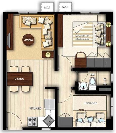 2 Bedroom Flat Floor Plan India Apartment Floor Plans 2