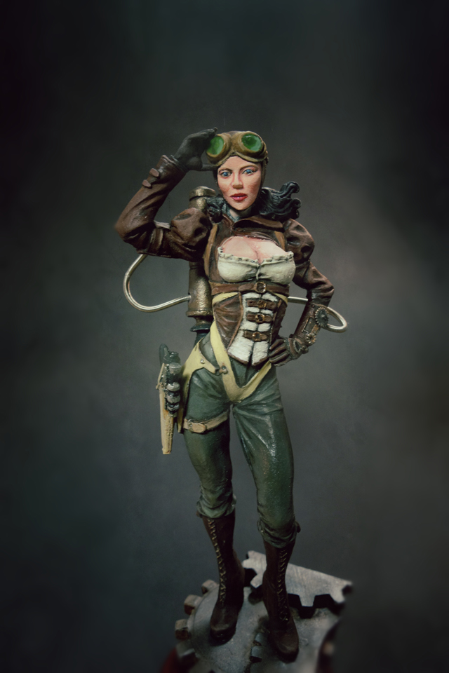 Steampunk Female Pirate Captain Steampunk Female Pirate Captain