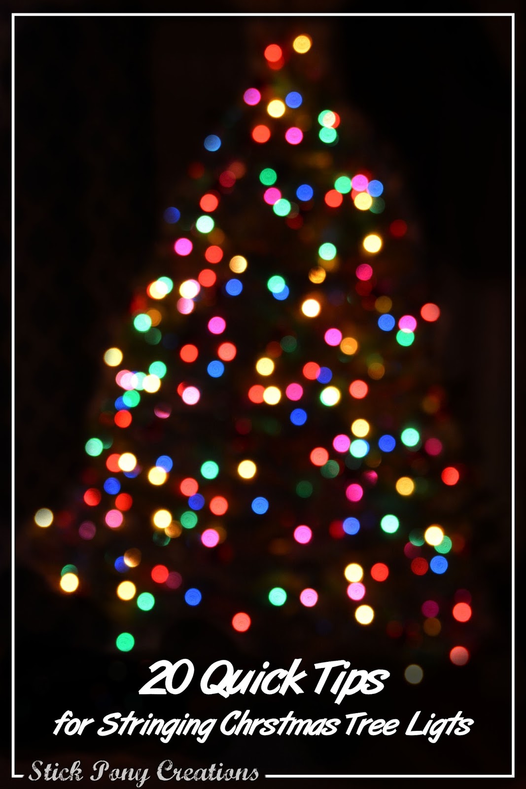 How to Put Lights on a Christmas Tree - Two Twenty One