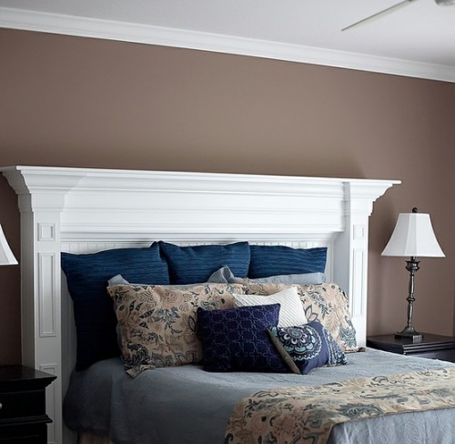 Decoración de interiores: ideas creativas cabecera de imitar una ...