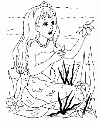 Dibujos Para Imprimir Y Colorear Sirenas Para Colorear