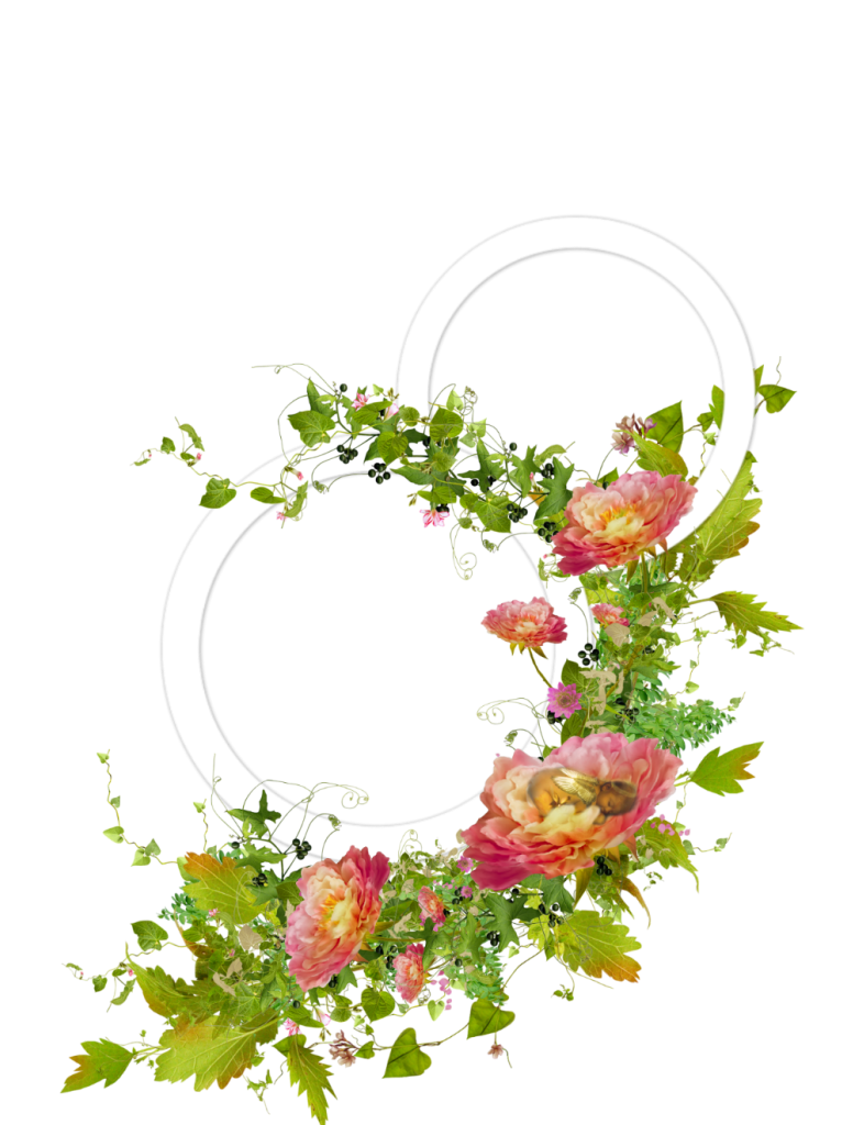 darling scrap flower clusters