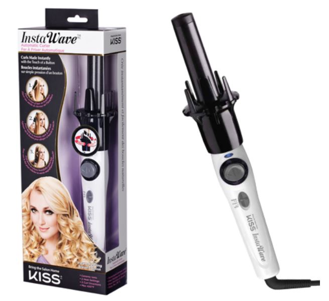 Kiss InstaWave Automatic Curler for instant curl gratification