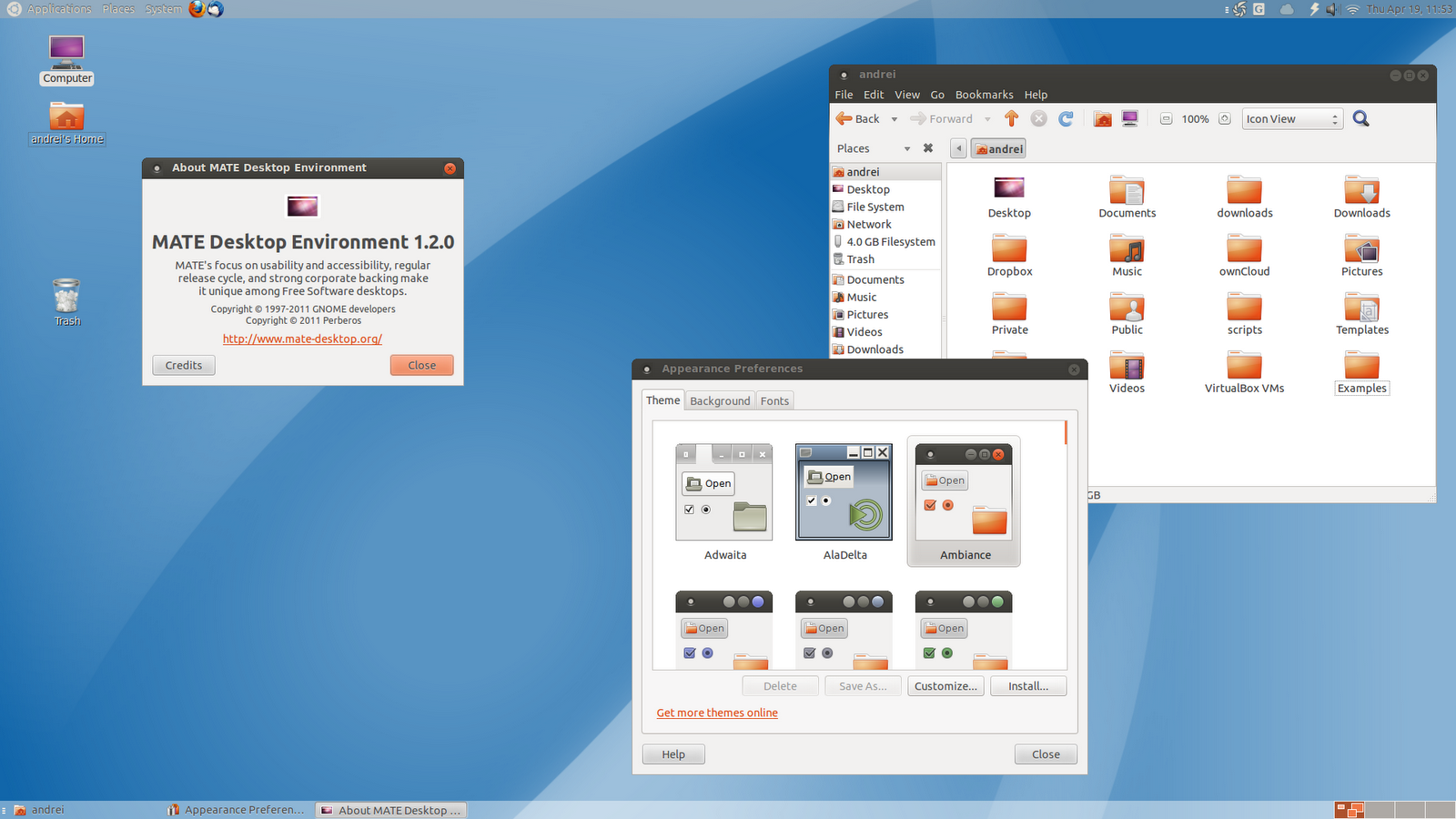 PorTuxHuevos Entornos de escritorio Ubuntu 12.04