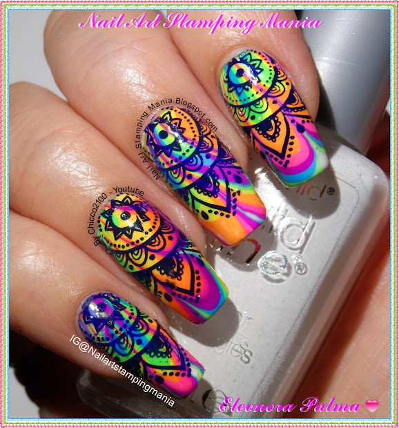 nail art stamping mania water