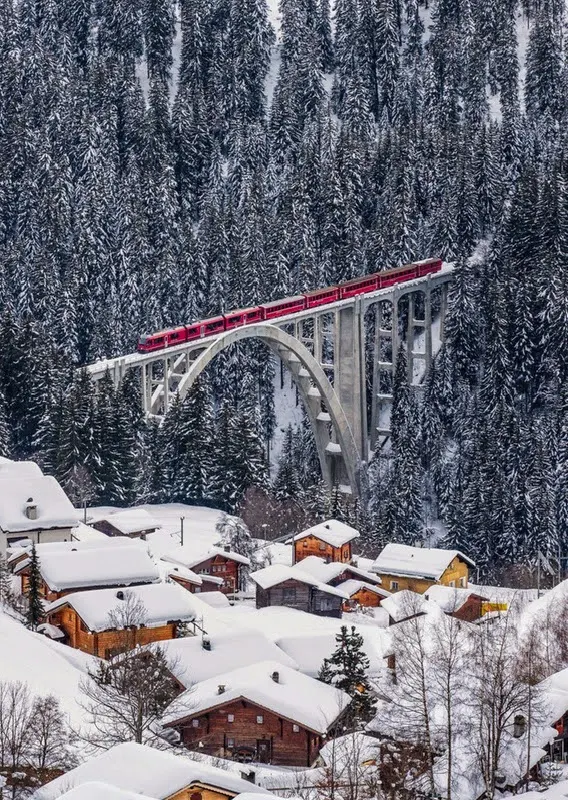 Landwasser Viaduct, Switzerland
