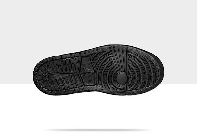 Air Jordan 1 Mid (10.5c-3y) Pre-School Boys' Shoe Black/Black-Black, Style - Color # 554726-010