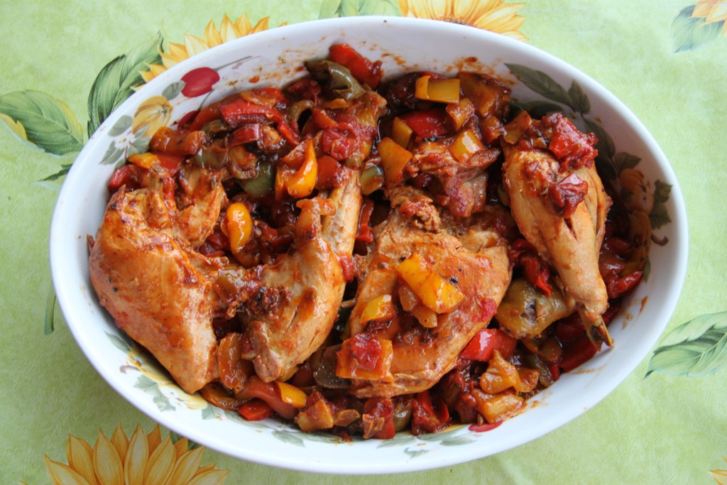Pollo ai peperoni alla romana Pollo-ai-peperoni