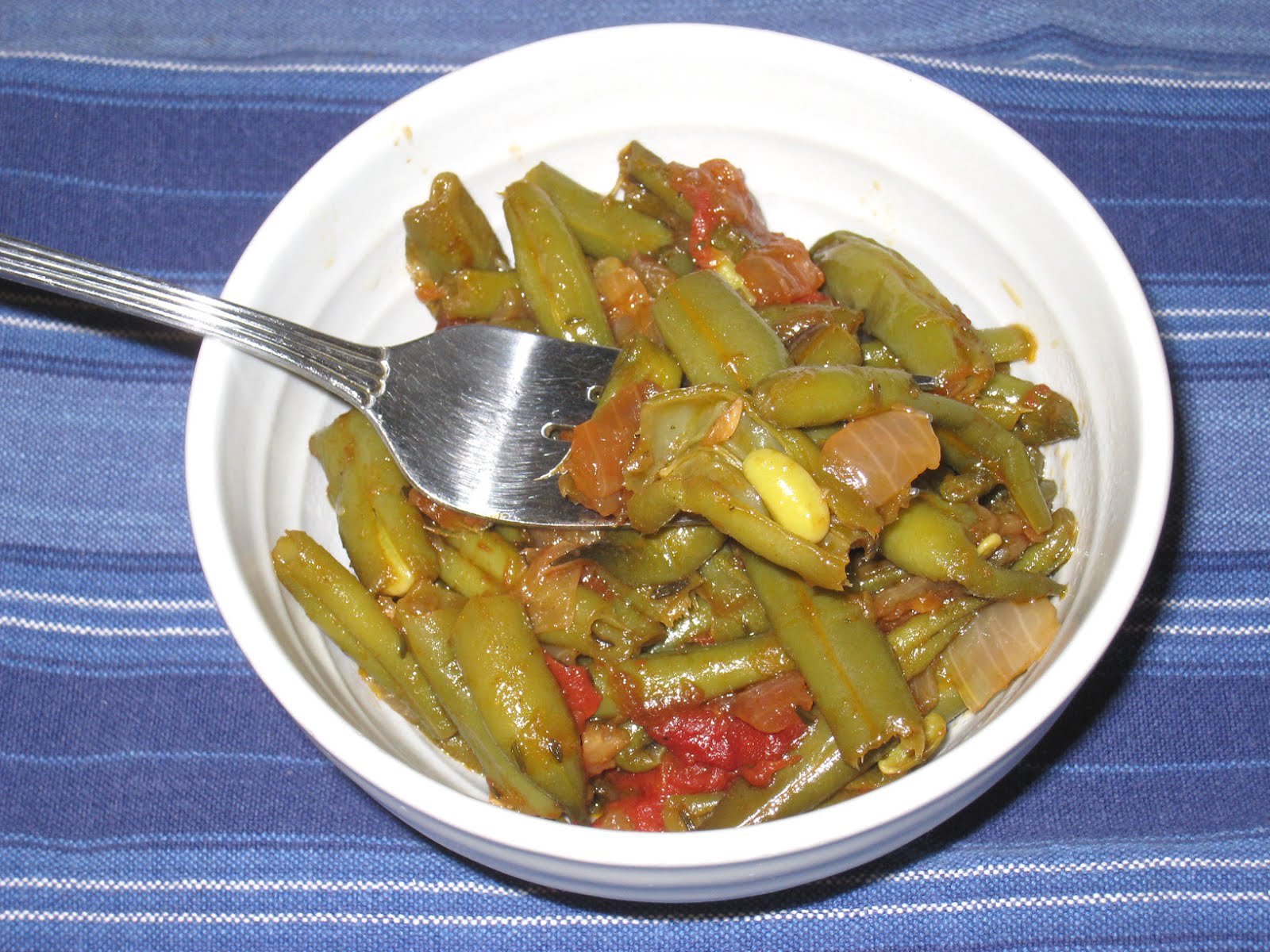 Cooking without a Net SlowBraised Green Beans