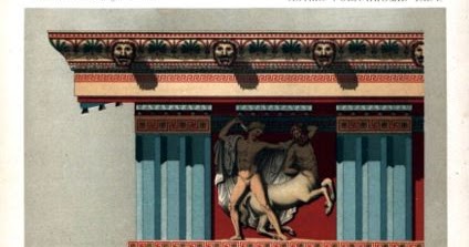 vivirarte La policromía en los templos clásicos griegos