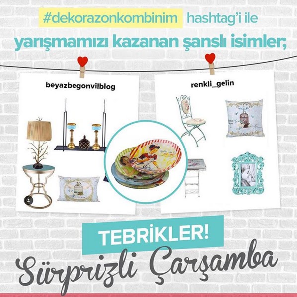 BeyazBegonvil: Dekorazon.Com Çekilişini Kazandım.Nasıl mı