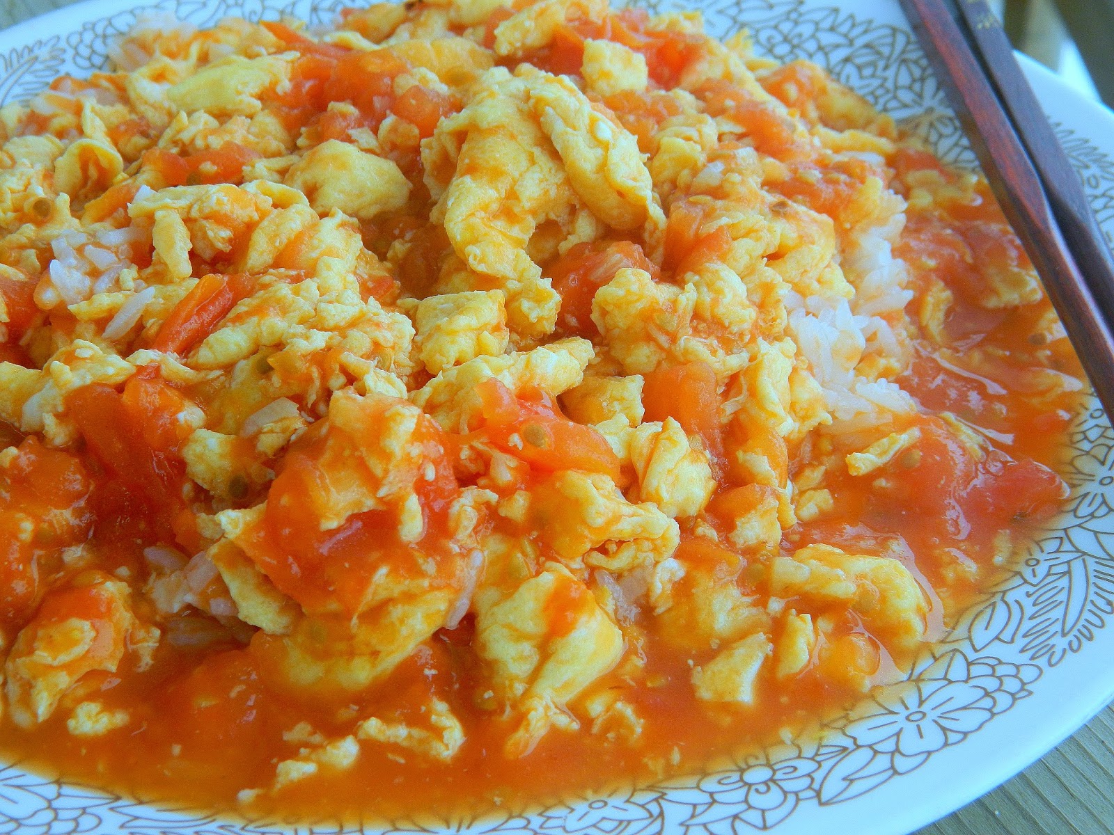 A Taste Of the Regions of China 番茄炒鸡蛋盖饭 Egg in Tomato Gravy over Rice