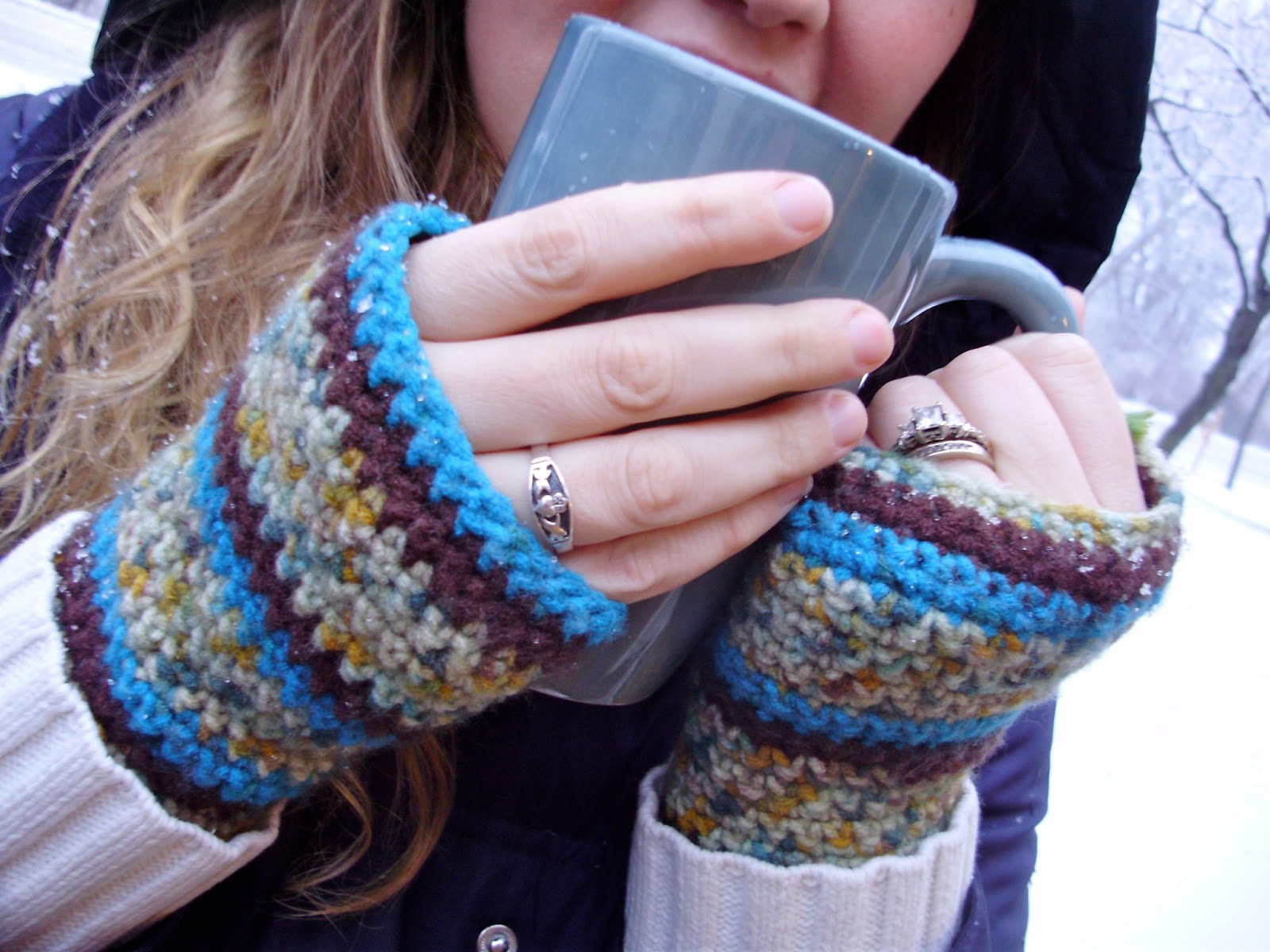 Here's to Handy Andy Crocheted Hand Warmers