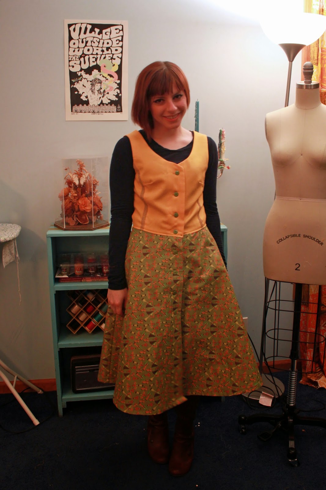 Burda's Retro Jumper Dress