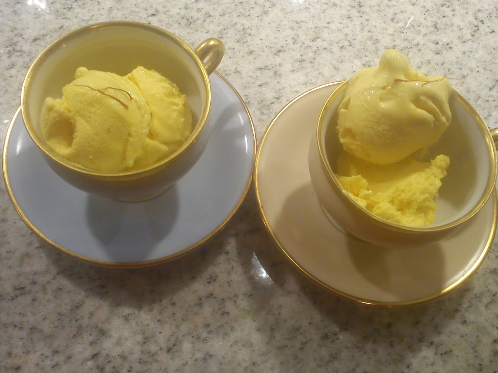 Kitchen of Kiki Christmas Calendar 2015 Saffron ice cream