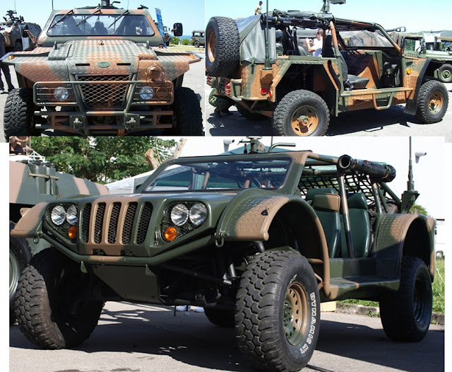 El Ejército de Brasil estudia el Vehículo Chivunk. Alco+FDP-9