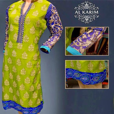 Al Karim Winter Stitched Dress Collection 2015