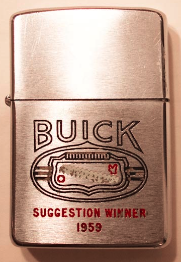 Flint Artifacts Buick 1959 Suggestion Winner Lighter