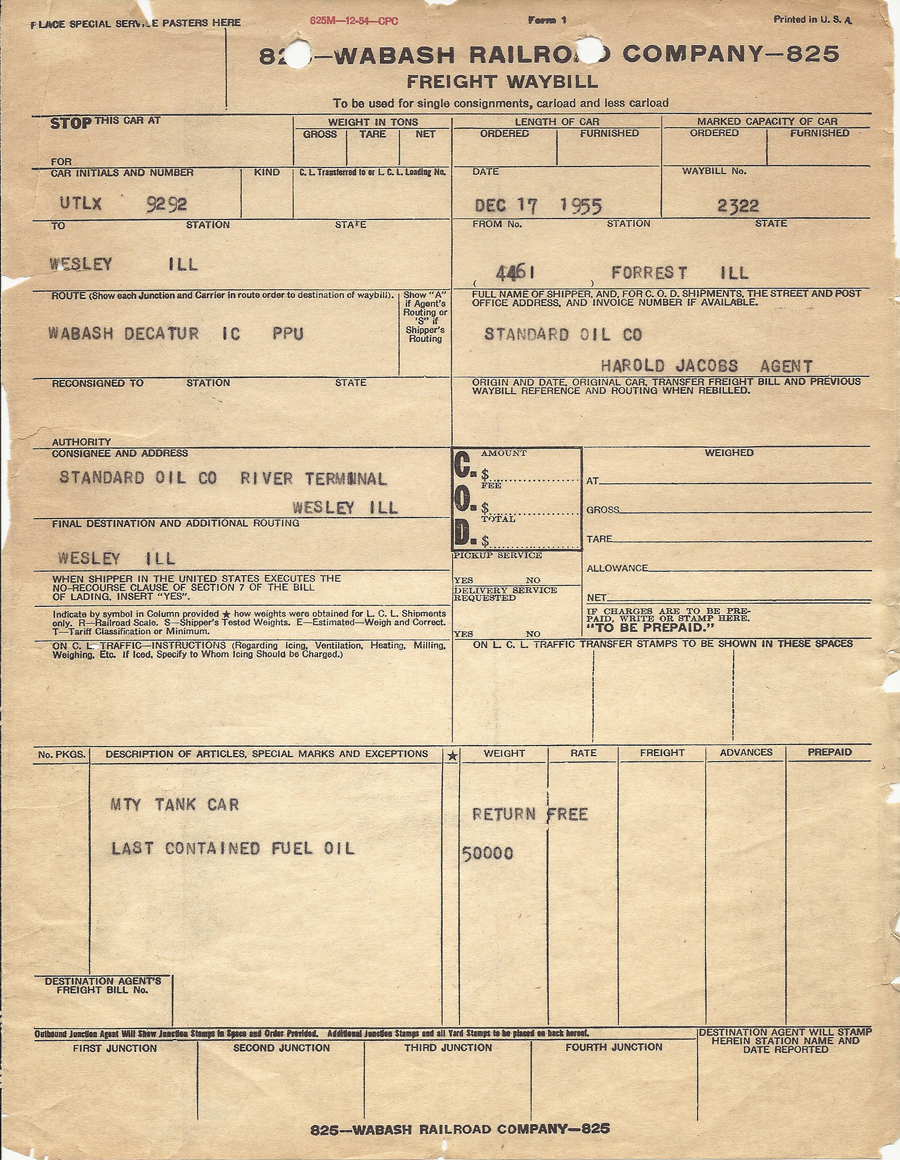 modeling the SP Waybills, Part 18 resources