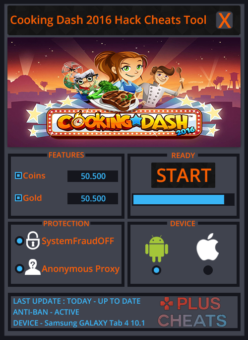 COOKING DASH 2.19.4 Apk Mod (Gold Coins) for android