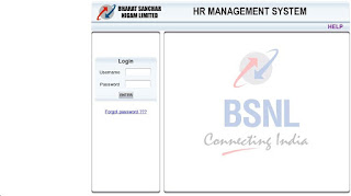 BSNL myhr payroll management online