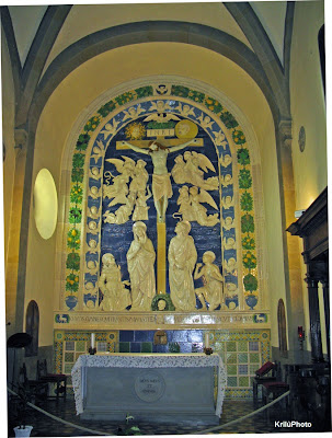 Crocifissione di Andrea della Robbia, Verna