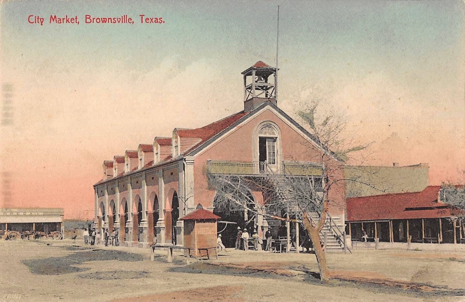 Brownsville Station c1910 Market Square postcard