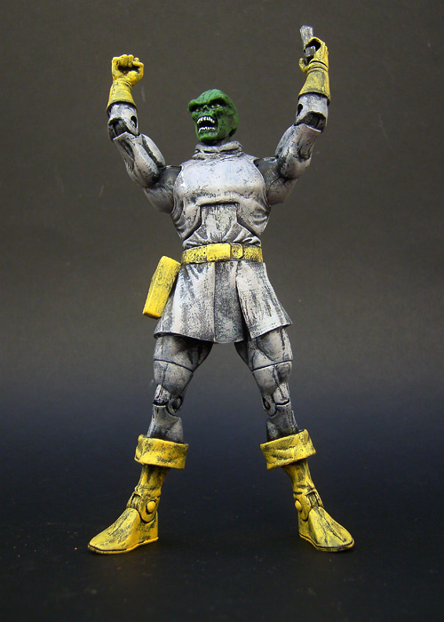 Argenta2008 Customs Green Skull Amalgam Comics Marvel Legends DC