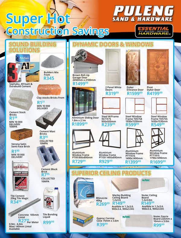 GBB Essential Hardware Proofing Puleng Sand & Stone March & April Specials