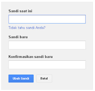 Ganti Password Gmail Artikel Teknologi Komputer
