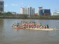 South Bank. Chill and watch the activities on the Brisbane River