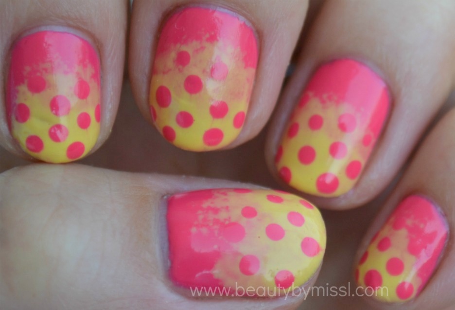  pink yellow dotticure