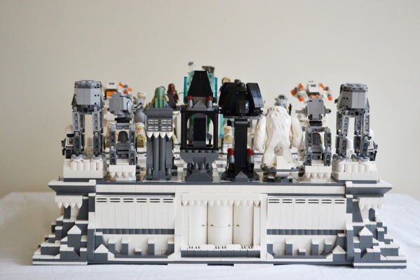 Ajedrez de la batalla de Hoth hecho de LEGO | La Guarida Geek