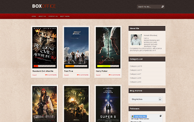 Box Office Blogger Template