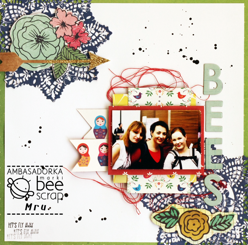 mru's life scrapbooking, fotografia Bee Scrap w Art Piaskownicy i LO
