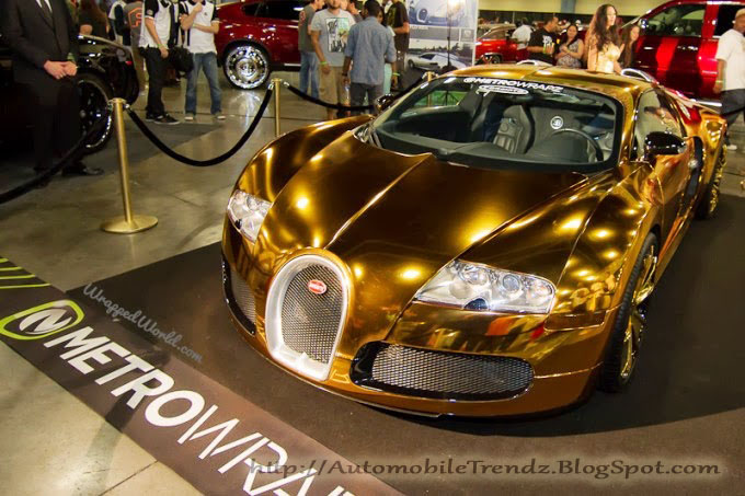 Automobile Trendz Golden Bugatti Veyron