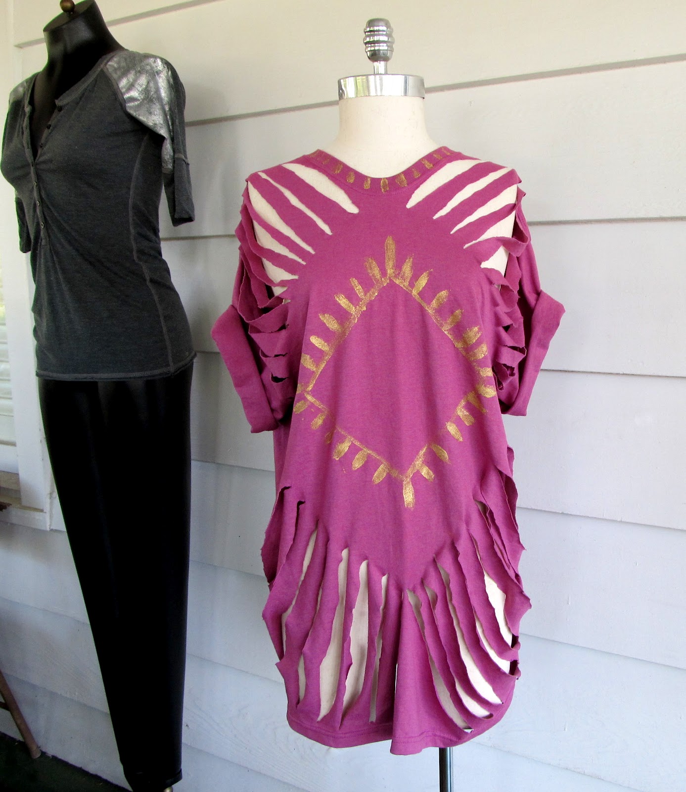 WobiSobi No Sew, TeeShirt Beach Cover up 2, DIY.