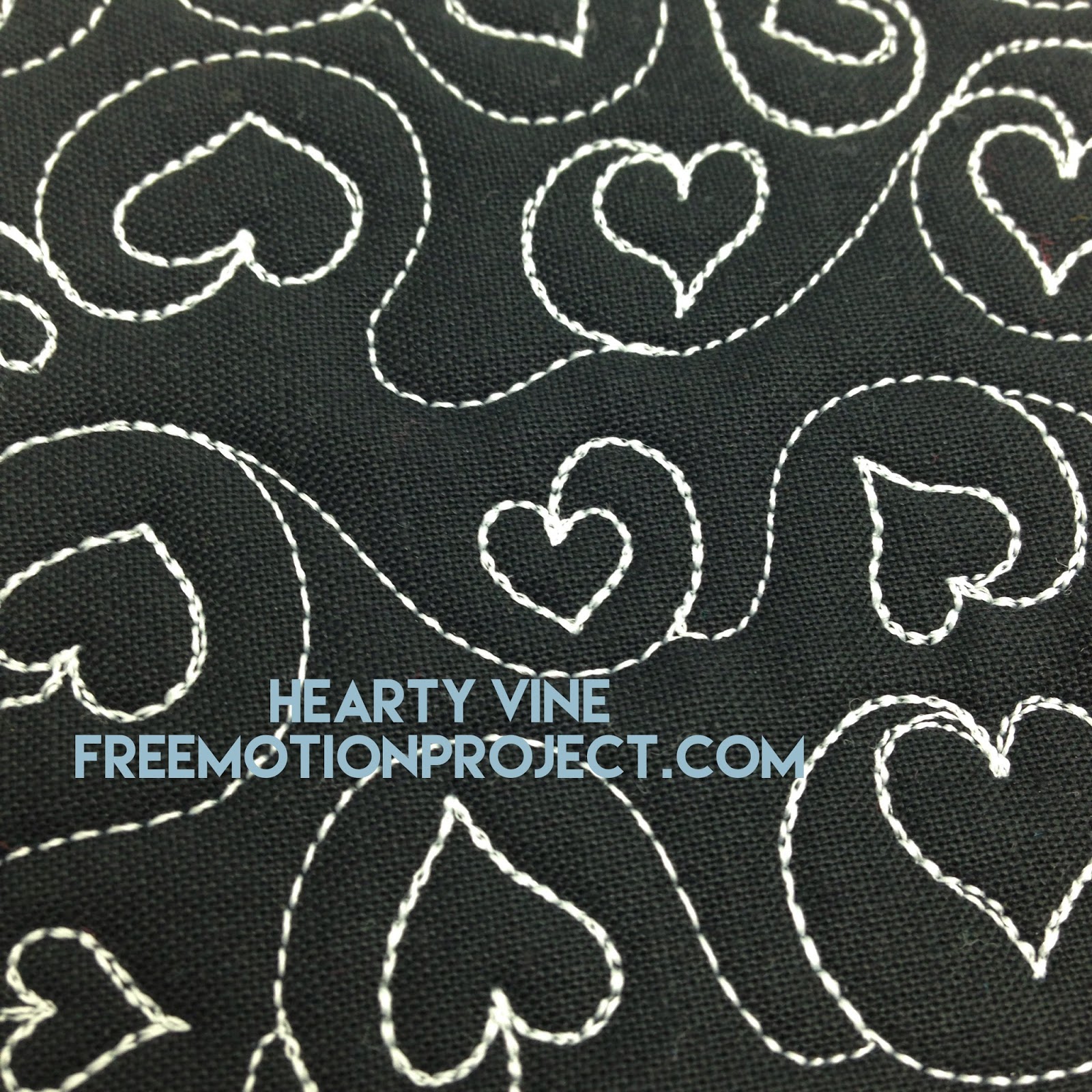 The Free Motion Quilting Project How to Machine Quilt Hearty Vine 452