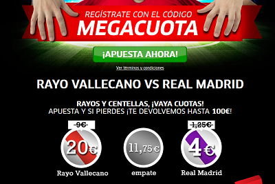marca apuestas megacuota Rayo vs Real Madrid liga 8 abril marca apuestas megacuota Rayo vs Real Madrid liga 8 abril