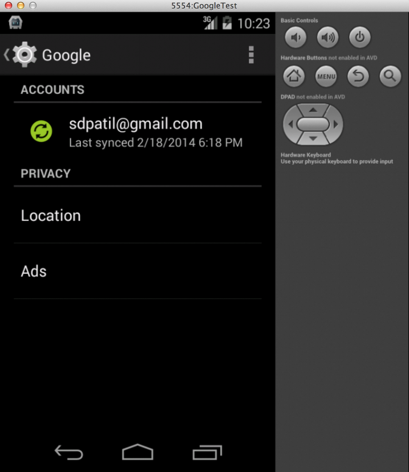 Android emulator notifications push Tutorial /