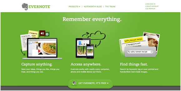 landing page