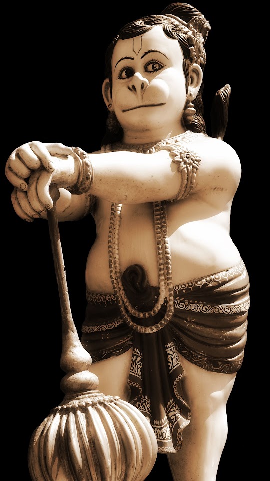 Bal Hanuman Statue Android Wallpaper