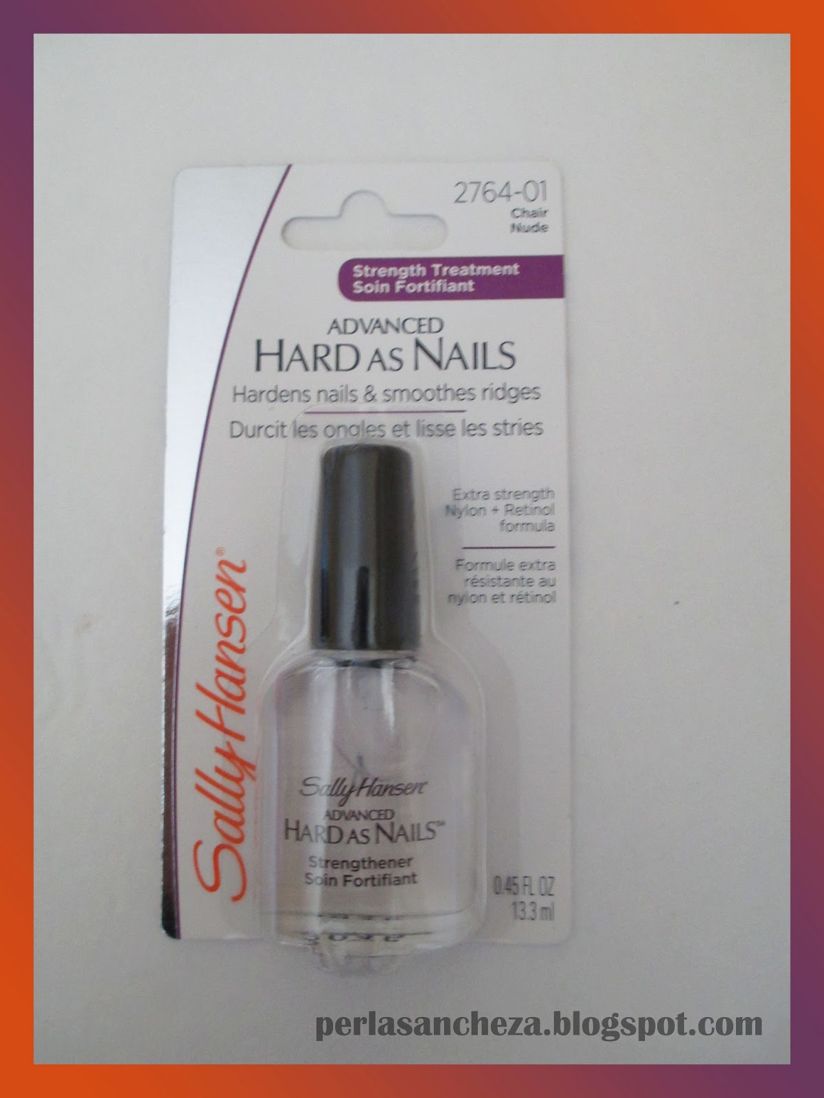 Perla Sancheza Sally Hansen Advanced Hard as Nails Strengthener
