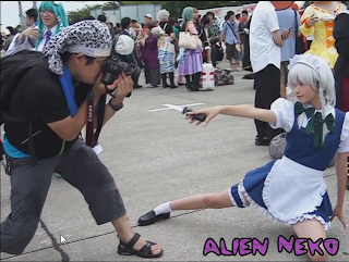 Awesome photographer at Comiket Awesome Cosplay Photographer