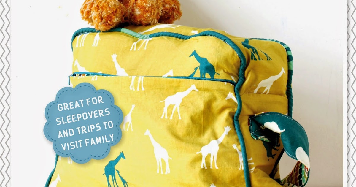 birchfabrics Free PDF Pattern Retro Overnight Bag by The Crafty Kitty