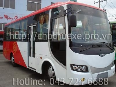 Cho thuê xe đám cưới 35 chỗ Samco