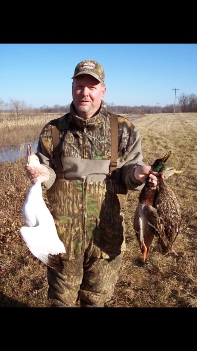 Firefighter duck hunting Duck hunt in Ballard county with brother