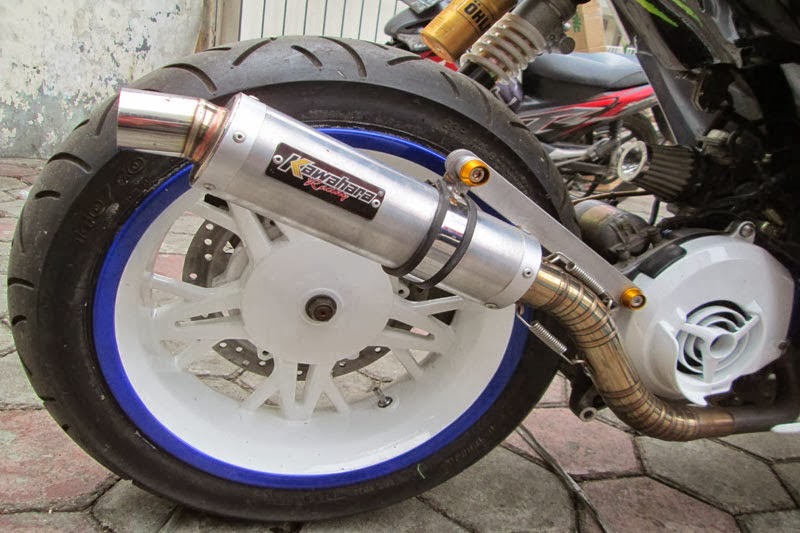 Modifikasi Mio Soul Gt Biru Putih Modifikasi Mio Soul Gt Biru Putih