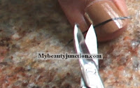 Burberry nail art: Striping tape manicure tutorial for beginners
